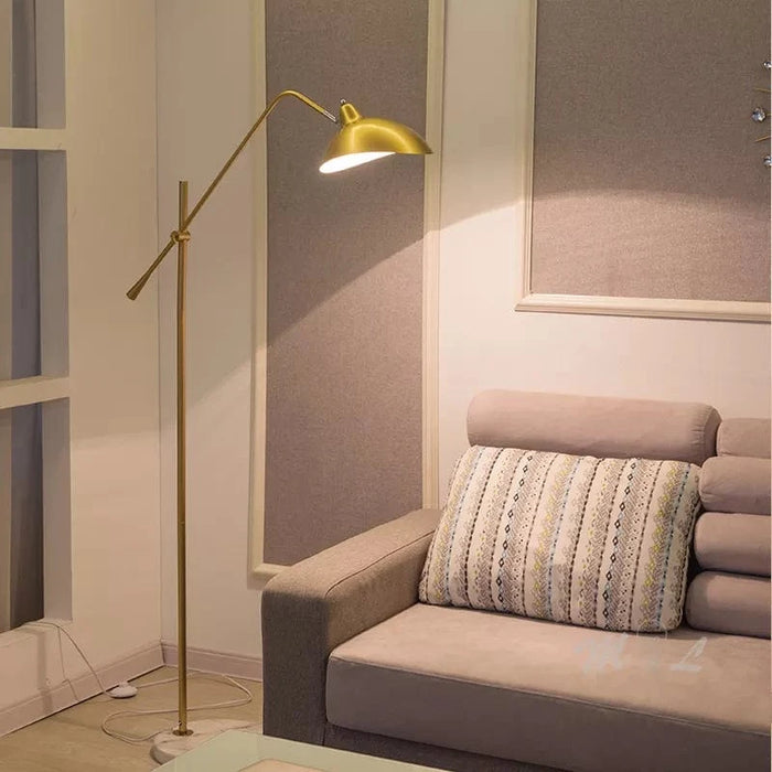 Lampadaire nordique Minimaliste Doré | Marco Lucetti