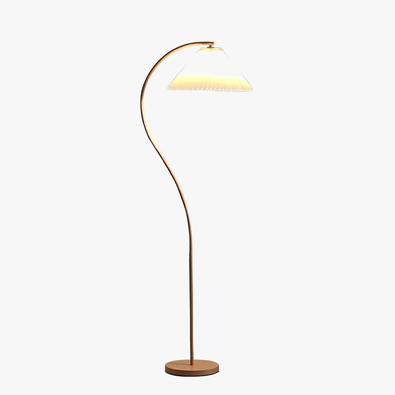 Lampadaire rétro plissé moderne minimaliste Led nordique pour salon et chambre