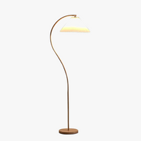 Lampadaire rétro plissé moderne minimaliste Led nordique pour salon et chambre