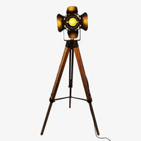 Lampadaire rétro à LED tripod "Vintage USA" | Marco Lucetti