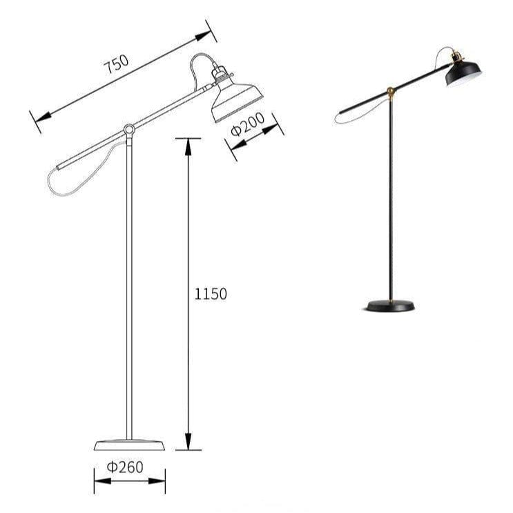 Lampadaire Retro ajustable | Marco Lucetti