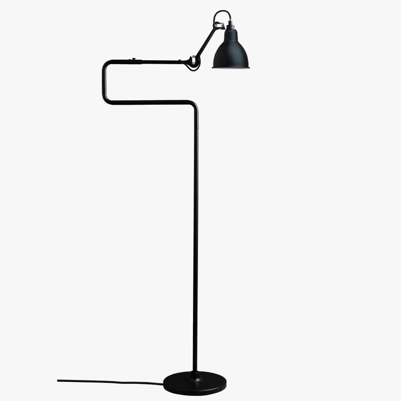 Lampadaire rotatif à bras long en métal pour lecture et bureau - éclairage premium | Marco Lucetti