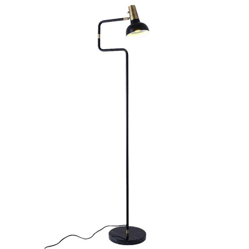Lampadaire Sgrow avec base en marbre et lampe ajustable | Marco Lucetti