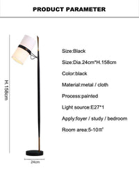 Lampadaire Shade : Design élégant, lampe ajustable | Marco Lucetti