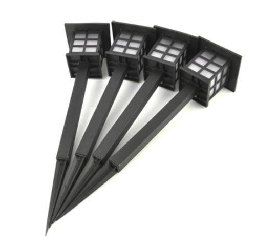 Lampadaire solaire LED Boruit pour l'extérieur (individuel ou en lot) | Marco Lucetti 4 pièces