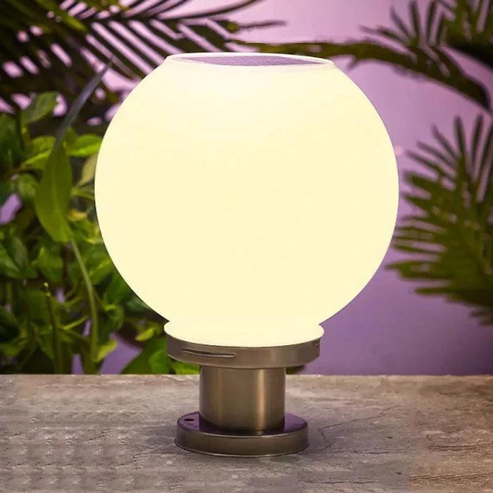 Lampadaire solaire Premium à 24 LED en acier inoxydable | Marco Lucetti