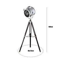 Lampadaire Studio Chrome Tripode | Marco Lucetti