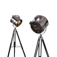 Lampadaire Studio Chrome Tripode | Marco Lucetti