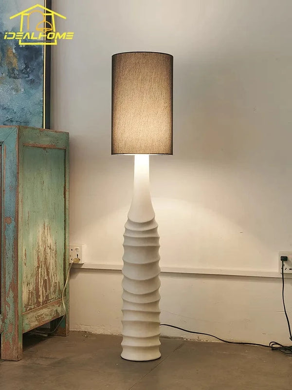Lampadaire stylé d'angle en céramique | Marco Lucetti Prise UE