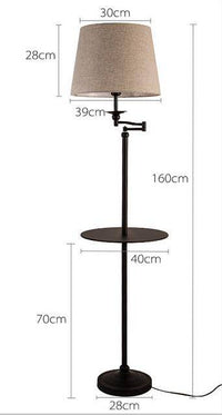 Lampadaire Table et Abat-jour en Tissu | Marco Lucetti