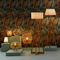 Lampadaire trépied en polypropylène bambou. | Marco Lucetti