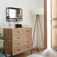 Lampadaire trépied en polypropylène bambou. | Marco Lucetti