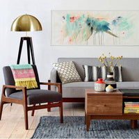 Lampadaire Triple Pied Doré Brillant | Marco Lucetti Lampadaire