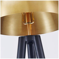 Lampadaire Triple Pied Doré Brillant | Marco Lucetti Lampadaire
