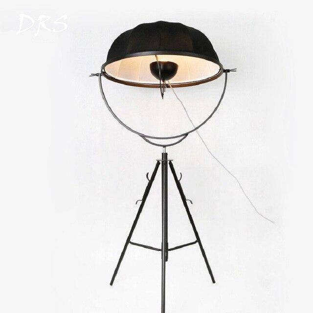 Lampadaire tripod Fortuny Studio | Marco Lucetti Noir