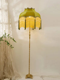 Lampadaire Vintage Cuivre Français d'Angle LED | Marco Lucetti