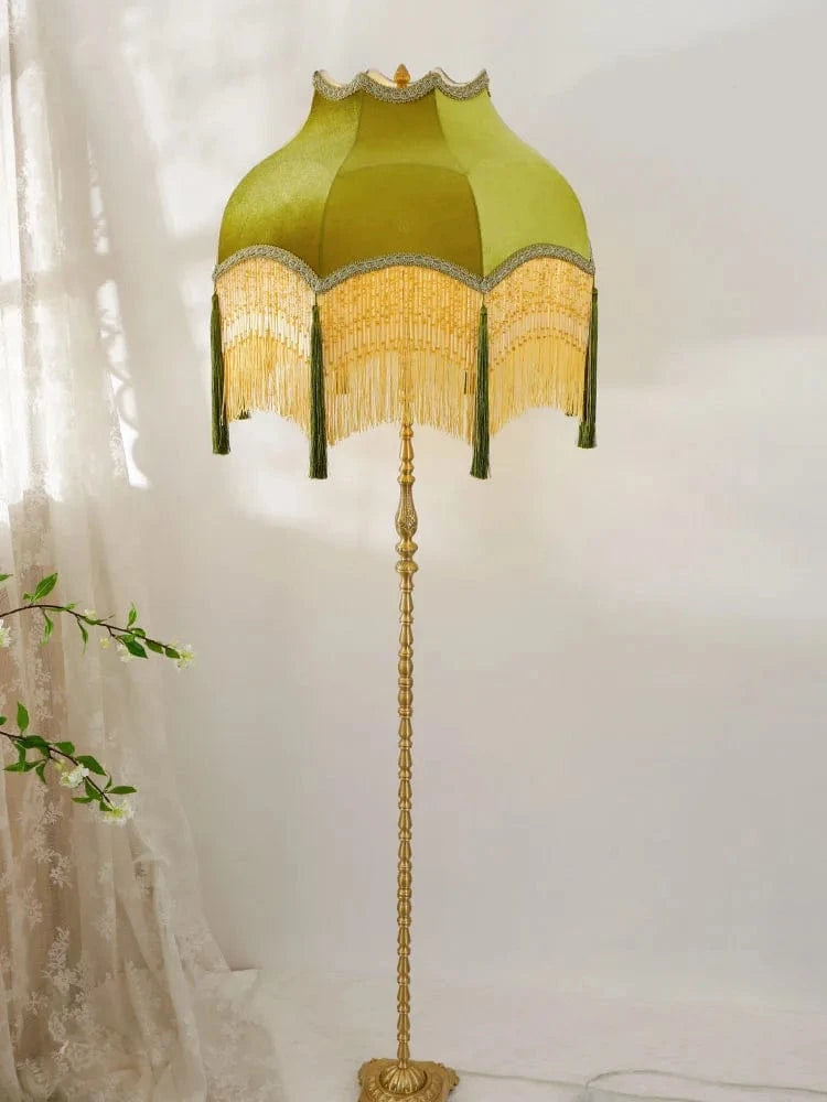 Lampadaire Vintage Cuivre Français d'Angle LED | Marco Lucetti