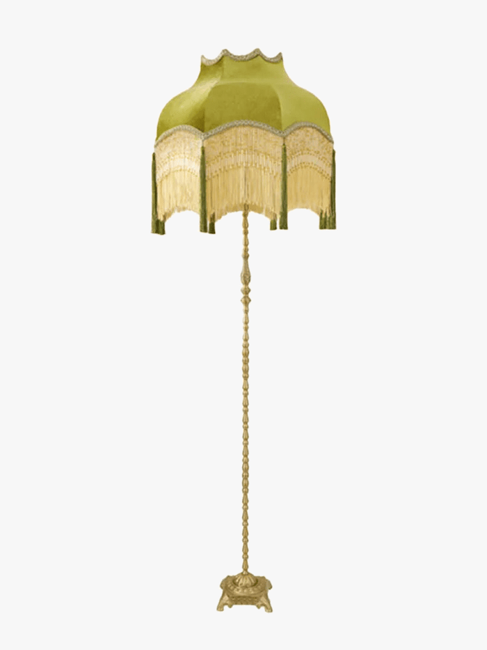 Lampadaire Vintage Cuivre Français d'Angle LED | Marco Lucetti