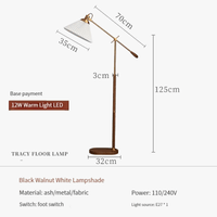 Lampadaire Vintage Luxe Premium en Tissu Plissé | Marco Lucetti