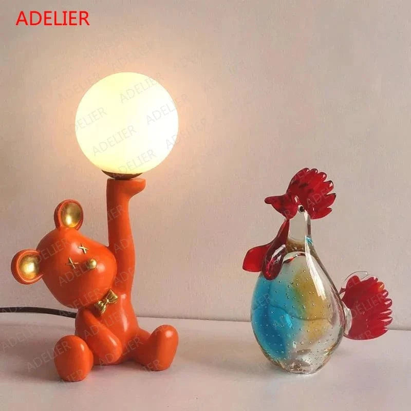 Lampe 3D Ours Dessin Animé pour Enfants - Idée Cadeau d'Anniversaire | Marco Lucetti