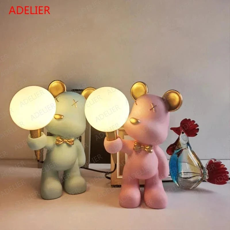 Lampe 3D Ours Dessin Animé pour Enfants - Idée Cadeau d'Anniversaire | Marco Lucetti