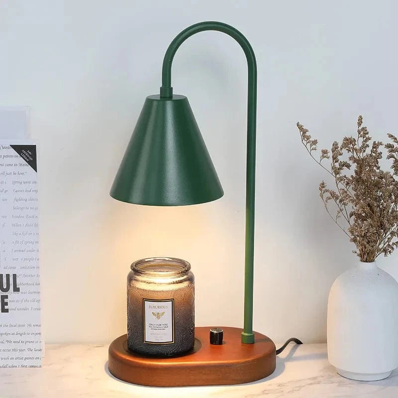 Lampe à bougie électrique romantique - Collection Éclat d'Amour | Marco Lucetti Vert