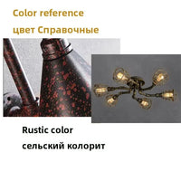 Lampe à eau rétro américaine. | Marco Lucetti 6 têtes Rustique