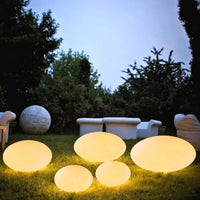Lampe à galets solaire rechargeable étanche pour extérieur - Écofulight™ | Marco Lucetti