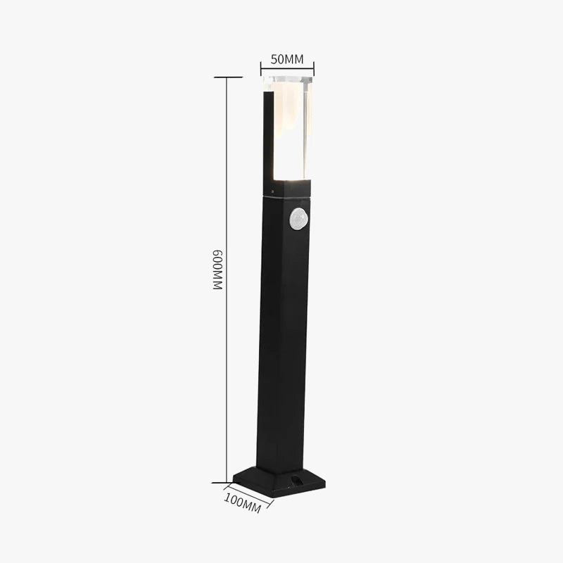 Lampe à gazon extérieur à capteur de mouvement 10W LED - Illuminez votre paysage avec style | Marco Lucetti