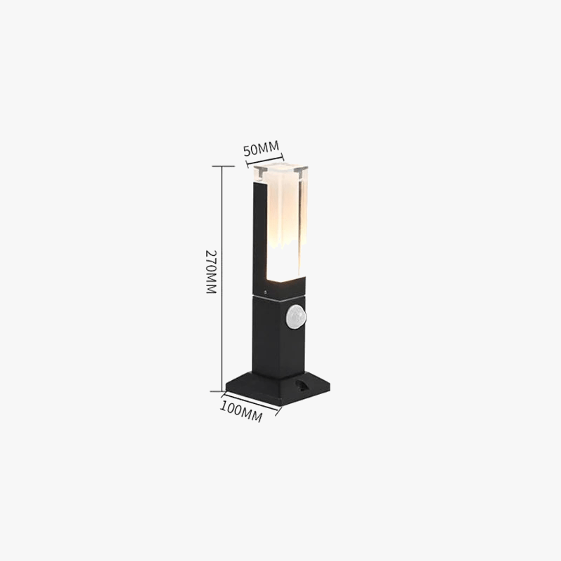 Lampe à gazon extérieur à capteur de mouvement 10W LED - Illuminez votre paysage avec style | Marco Lucetti
