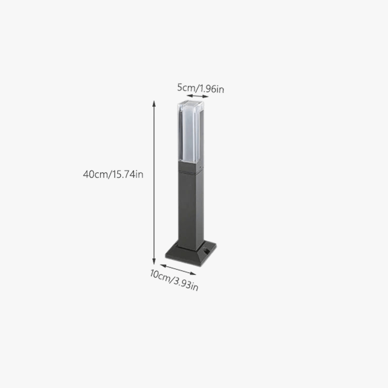 Lampe à gazon LED 10W pour capteur de mouvements extérieur IP65. | Marco Lucetti