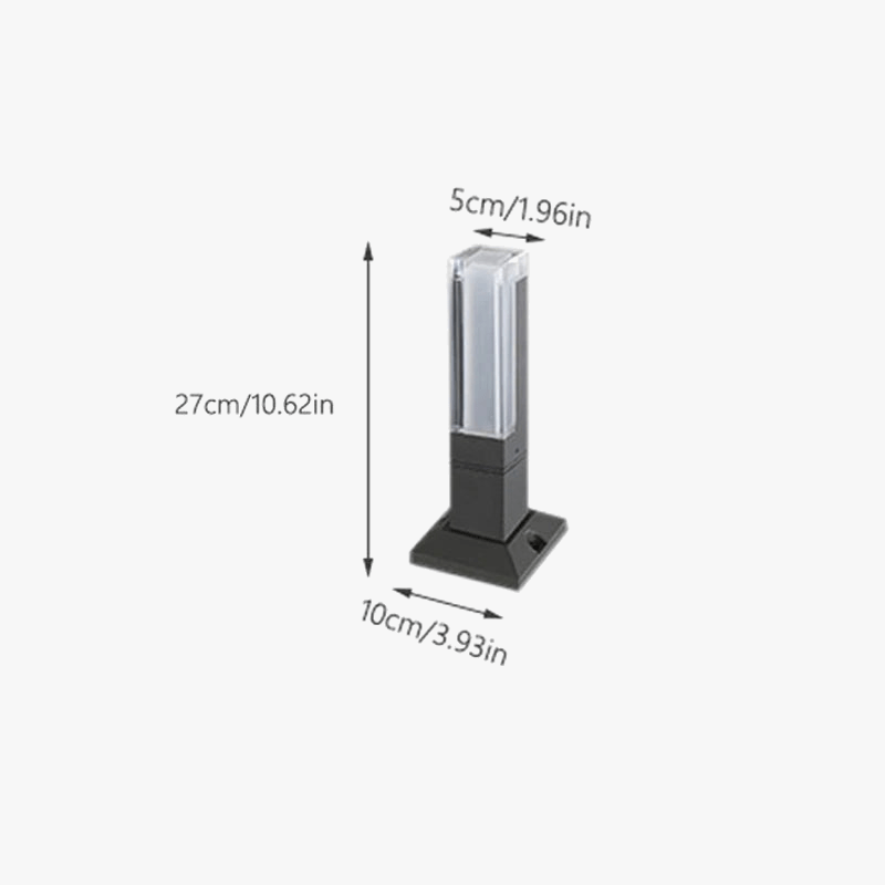 Lampe à gazon LED 10W pour capteur de mouvements extérieur IP65. | Marco Lucetti