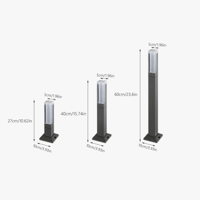 Lampe à gazon LED 10W pour capteur de mouvements extérieur IP65. | Marco Lucetti