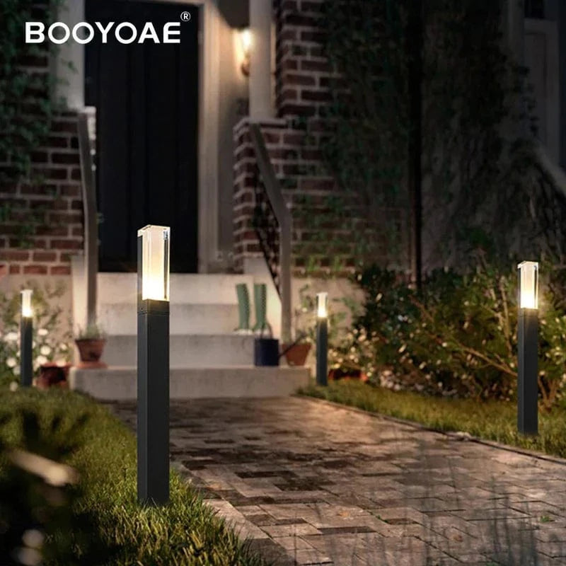 Lampe à gazon moderne en aluminium - Eclairage extérieur de jardin | Marco Lucetti