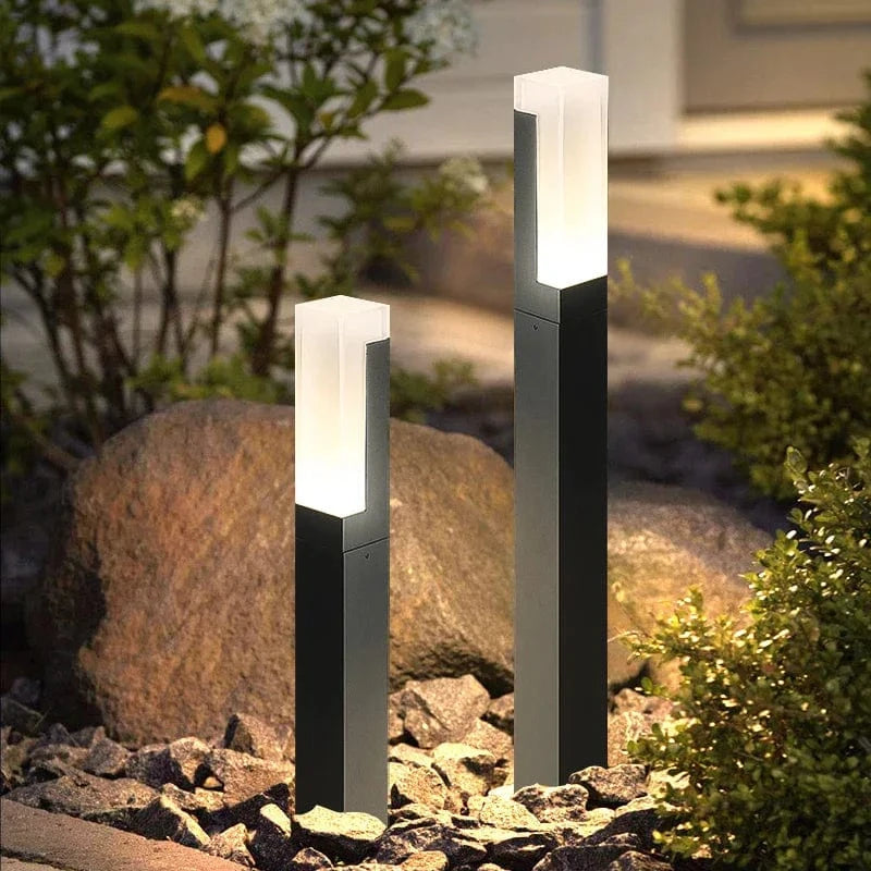 Lampe à gazon moderne en aluminium IP54 | Marco Lucetti