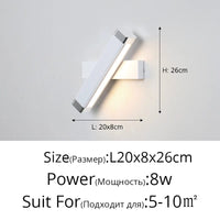 Lampe à LED créative pour chambre moderne et minimaliste | Marco Lucetti
