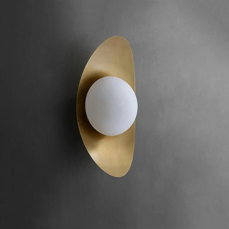 Lampe à LED CreativeYuanbao Art Wall Light - Design américain et de luxe | Marco Lucetti Doré / Dia200xH400CM / Prise G9 | Blanc chaud
