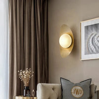 Lampe à LED CreativeYuanbao Art Wall Light - Design américain et de luxe | Marco Lucetti Doré / Dia200xH400CM / Prise G9 | Blanc chaud