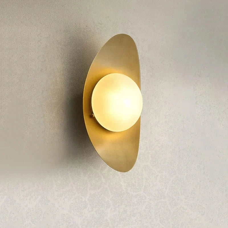 Lampe à LED CreativeYuanbao Art Wall Light - Design américain et de luxe | Marco Lucetti Doré / Dia200xH400CM / Prise G9 | Blanc chaud