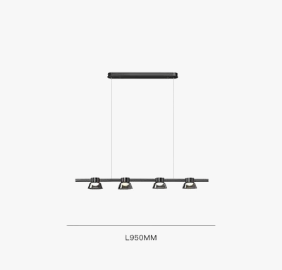 Lampe à LED design nordique pour salon moderne minimaliste noir | Marco Lucetti