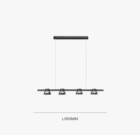 Lampe à LED design nordique pour salon moderne minimaliste noir | Marco Lucetti
