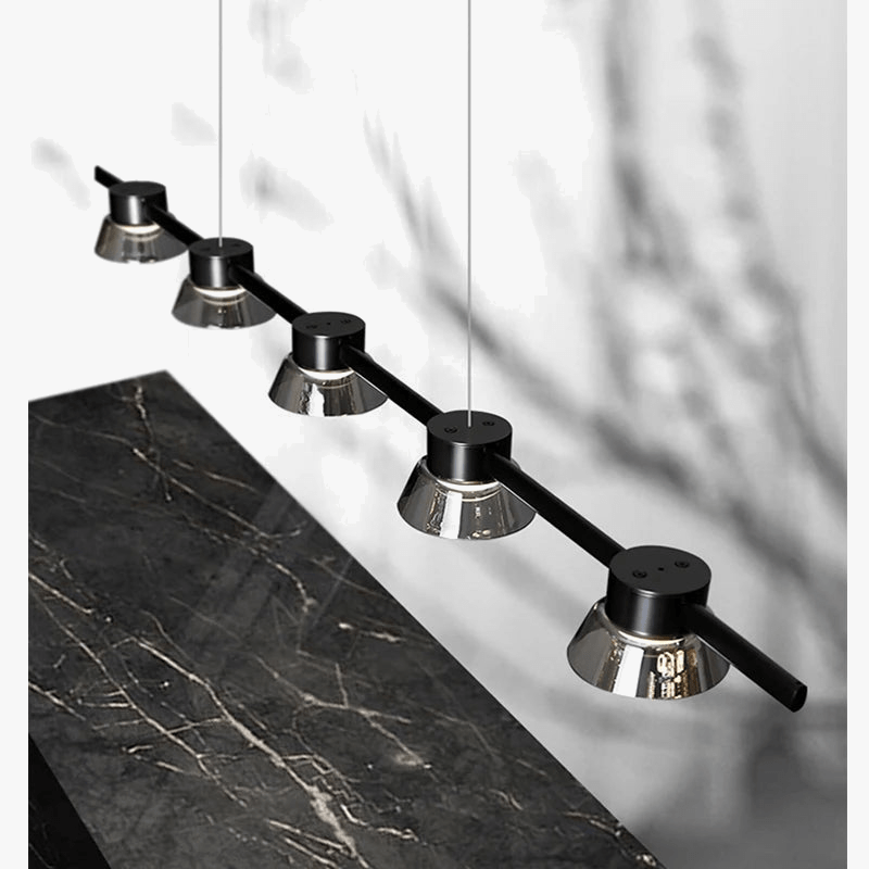 Lampe à LED design nordique pour salon moderne minimaliste noir | Marco Lucetti