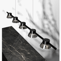 Lampe à LED design nordique pour salon moderne minimaliste noir | Marco Lucetti