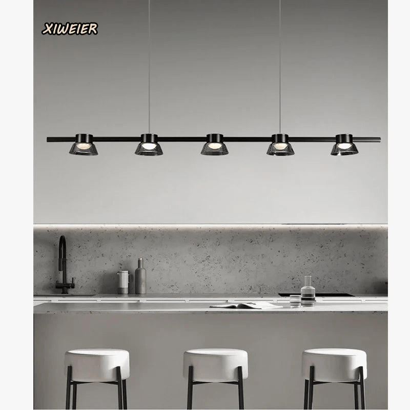 Lampe à LED design nordique pour salon moderne minimaliste noir | Marco Lucetti