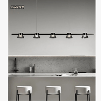 Lampe à LED design nordique pour salon moderne minimaliste noir | Marco Lucetti