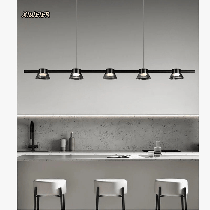 Lampe à LED design nordique pour salon moderne minimaliste noir | Marco Lucetti