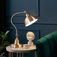 Lampe à LED dorée "Punk Rustique" | Marco Lucetti