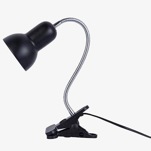 Lampe à pince LED LumiFlex™ - Noir ou Blanc