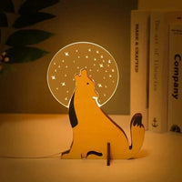 Lampe à poser Animaux LED veilleuse pour enfants - Lampe de chevet pélican Sirius baleine Toucan | Marco Lucetti Sirius