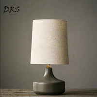 Lampe à poser design en céramique et tissu pour un mariage | Marco Lucetti